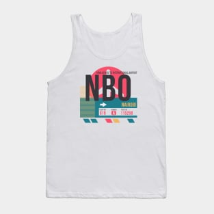 Nairobi (NBO) Airport Code Baggage Tag Tank Top